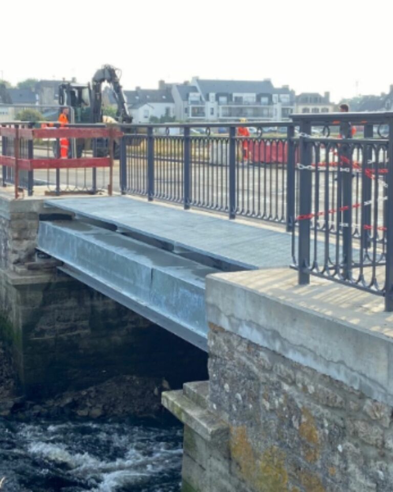 pont l'abbé - travaux fluviaux